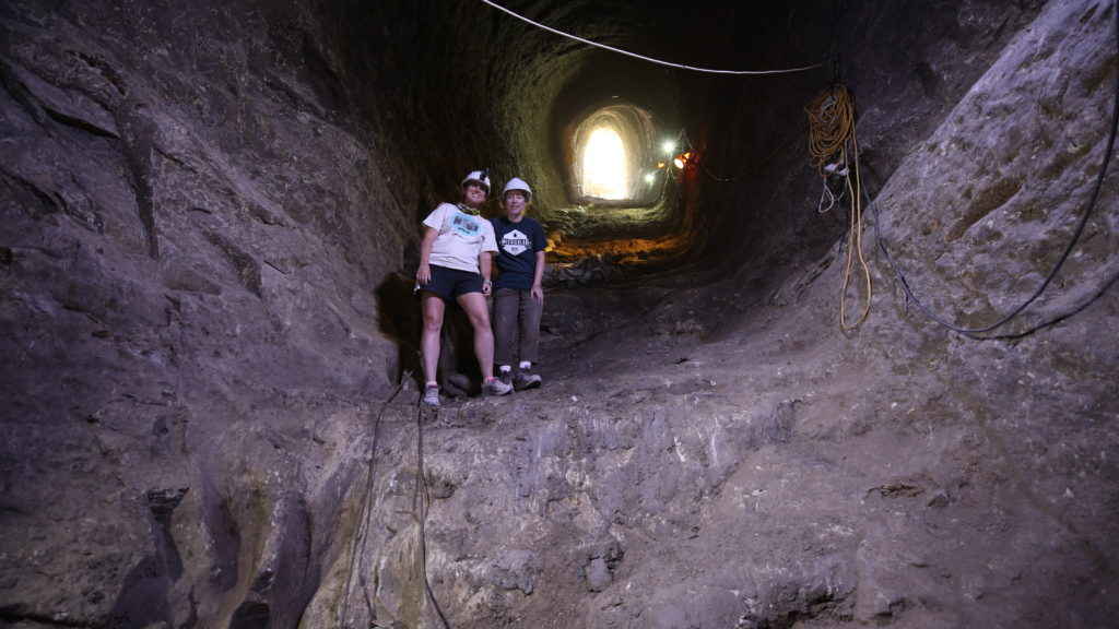 Sarah Tel Gezer Israel Tunnel Video