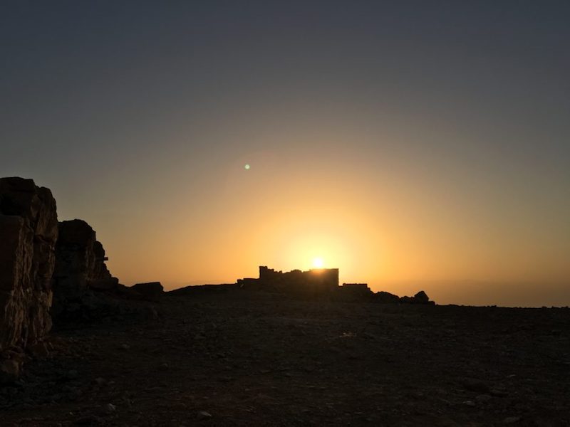 Masada sunrise