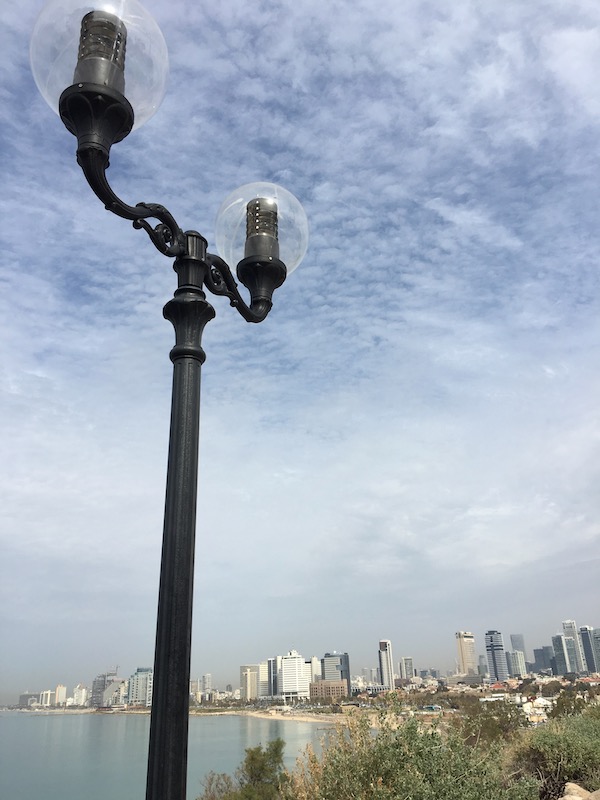 Tel Aviv Beach Israel Yafo port skyline