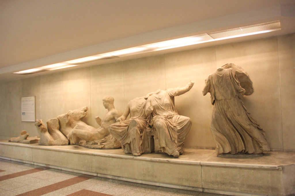 Athens, Greece Acropolis subway exhibits