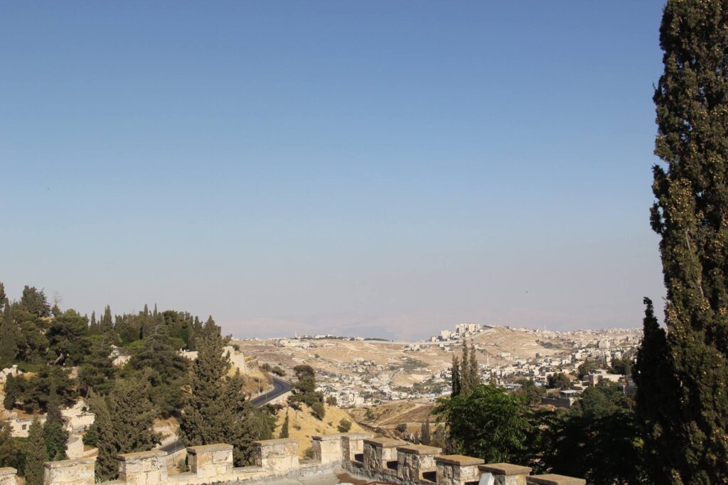 Jerusalem, Israel Mount of Olives view from the City of David