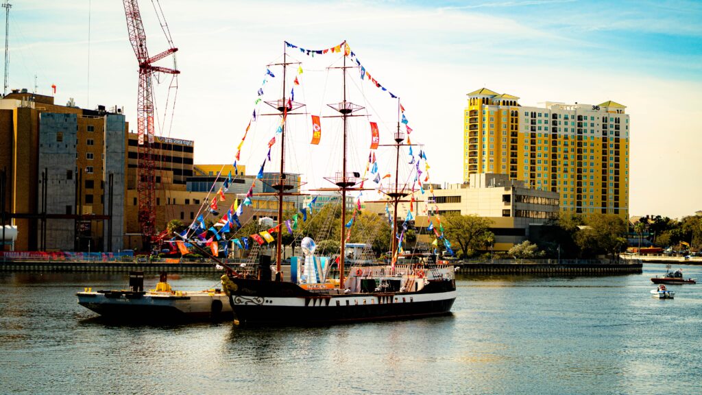 The best photography spots in Tampa, Florida - pirate ship!