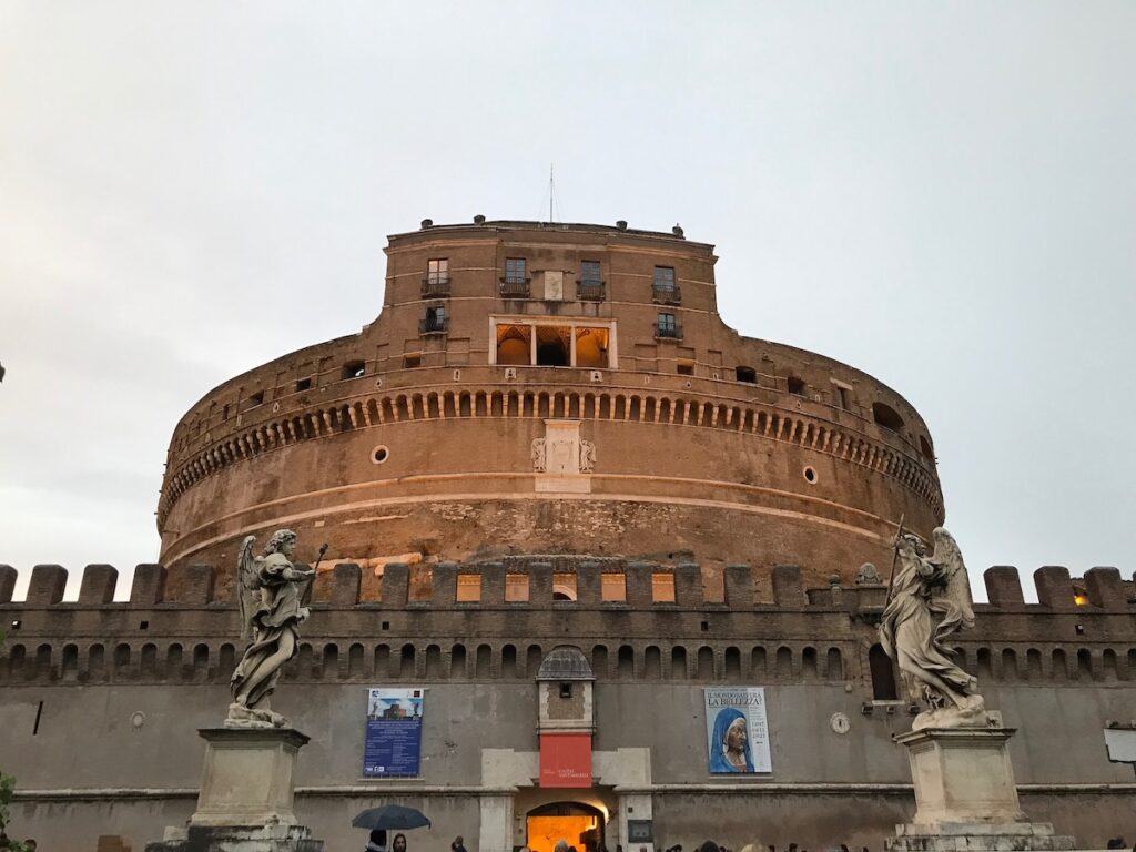 Castel Sant'angelo in Rome is one of the best places to go for photoshoots!